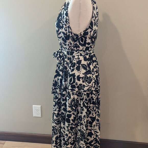 Ann Taylor Tropical Belted Maxi Dress - Picture 10 of 11